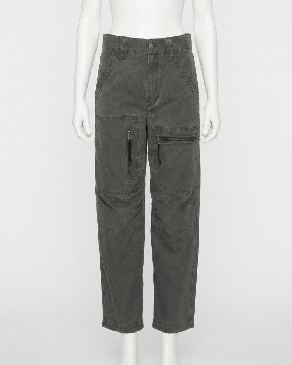 NEW ISABEL MARANT kelyane high-rise pants in faded black